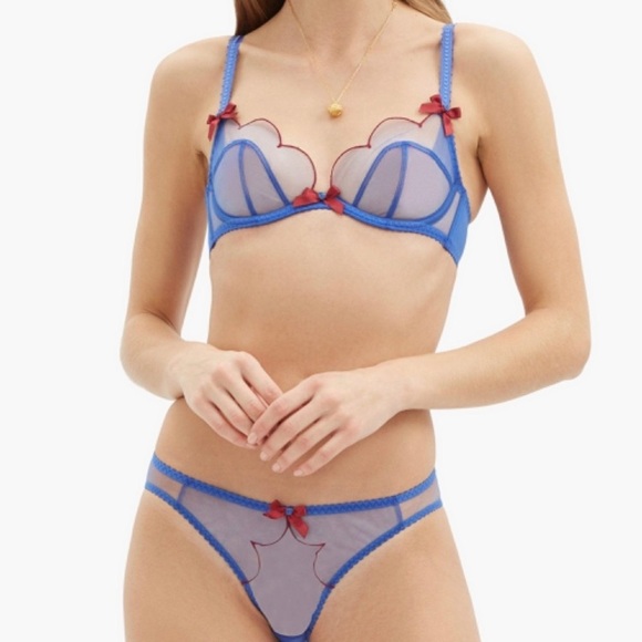 Agent Provocateur Lorna bra blue 32C - Picture 2 of 2